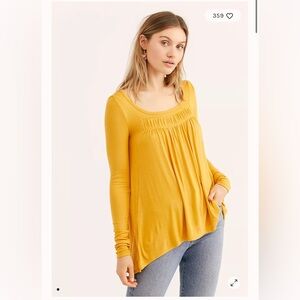 Free People We The Free Love Valley Long Sleeve Top